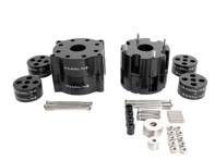 Rennline Lift kit spacer set for steel springs 75mm. Porsche 955 Cayenne / 957 Cayenne - 95534307110, 95534301800, 95533307100, 95533301900 - S182